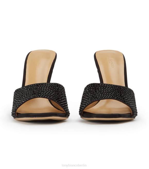 Stöckelschuhe| de Tony Bianco Frauen Serri-Absätze schwarzer Satin 4624162